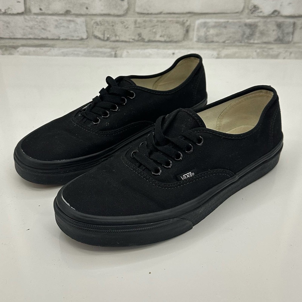 Vans Authentic Black Low Sz 8